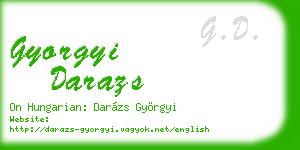 gyorgyi darazs business card