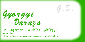 gyorgyi darazs business card